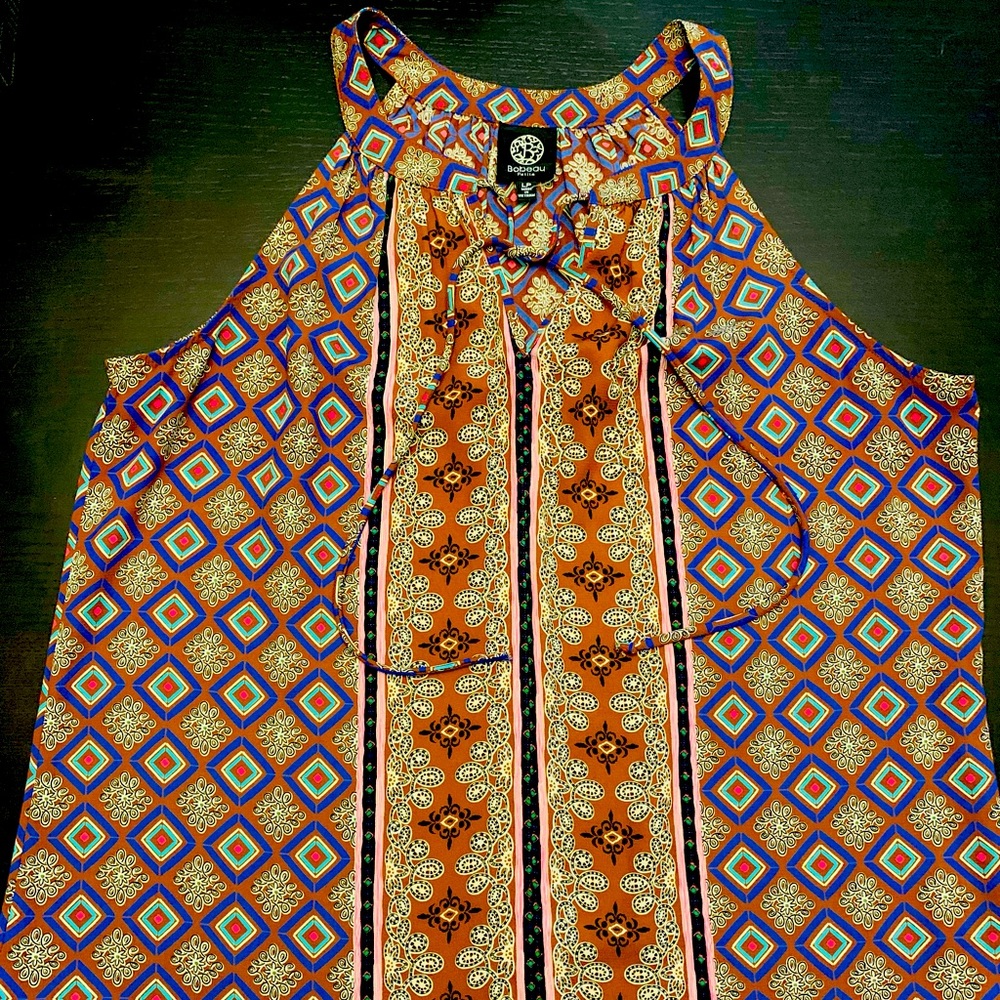 High Neck sleeveless shell